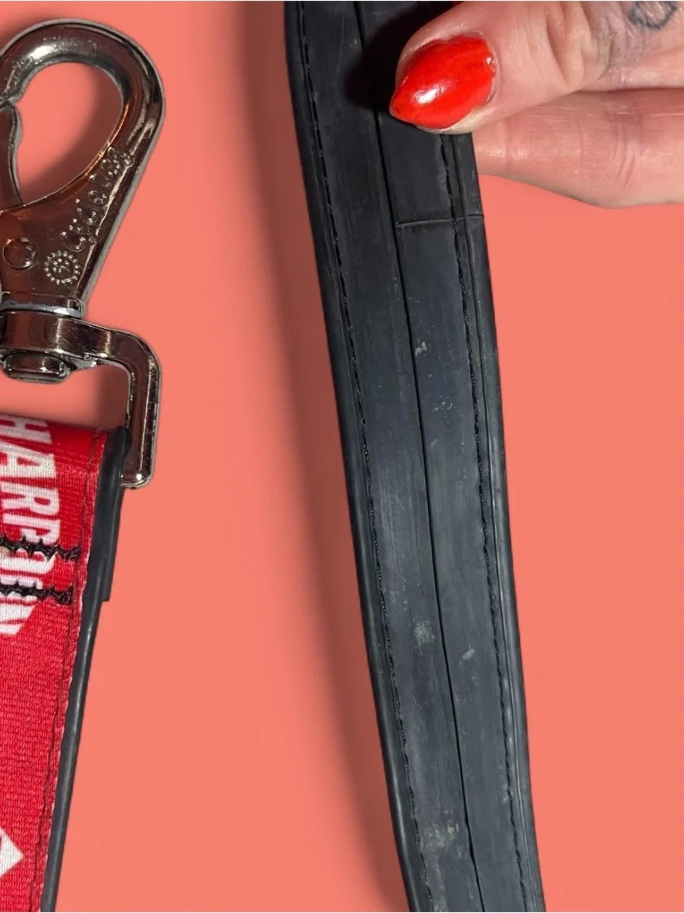 Harpoon Brewery Upcycled 6ft Red Dog Leash